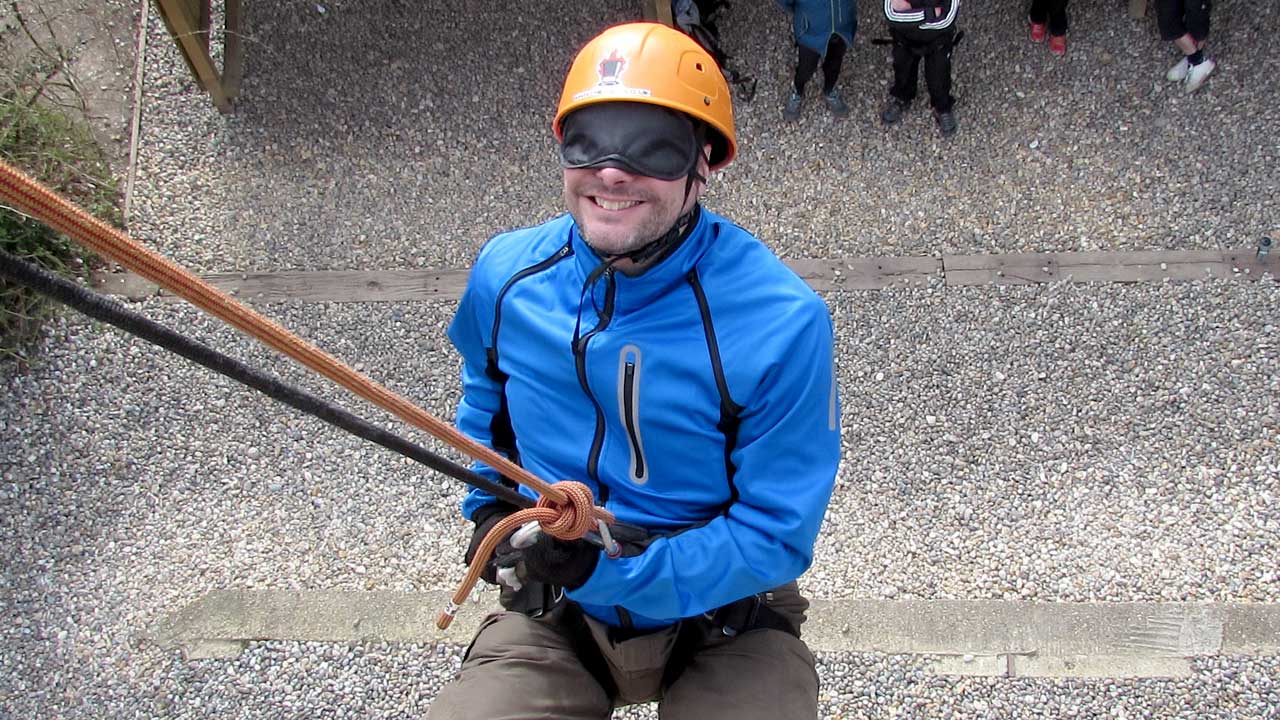 corporate abseil team building sussex kent