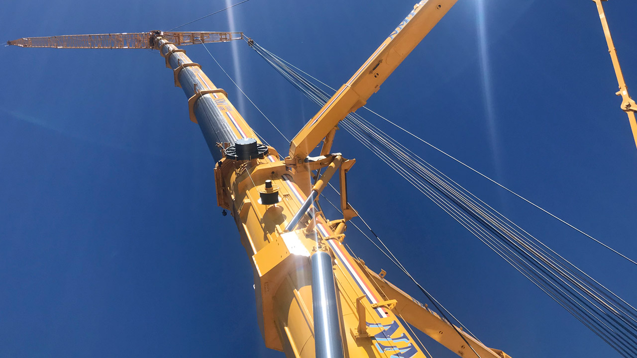 abseil crane