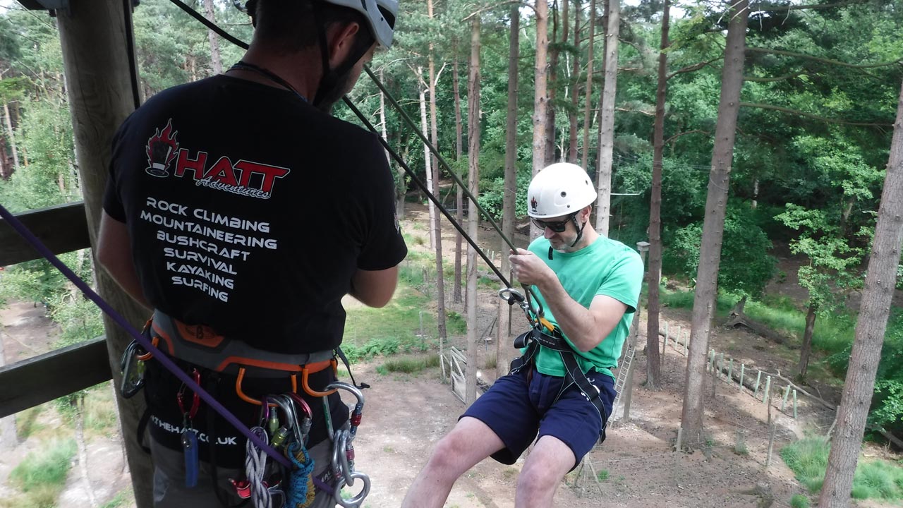 abseiling experience sussex