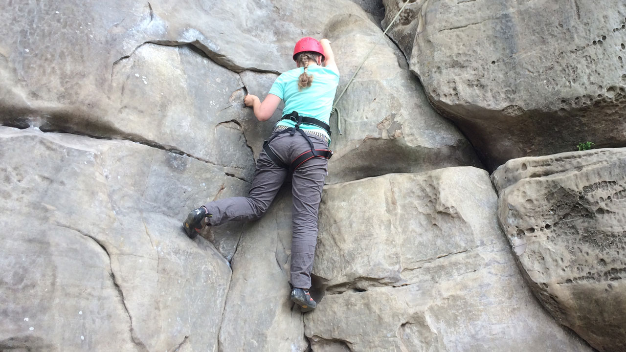 adult rock climbing club