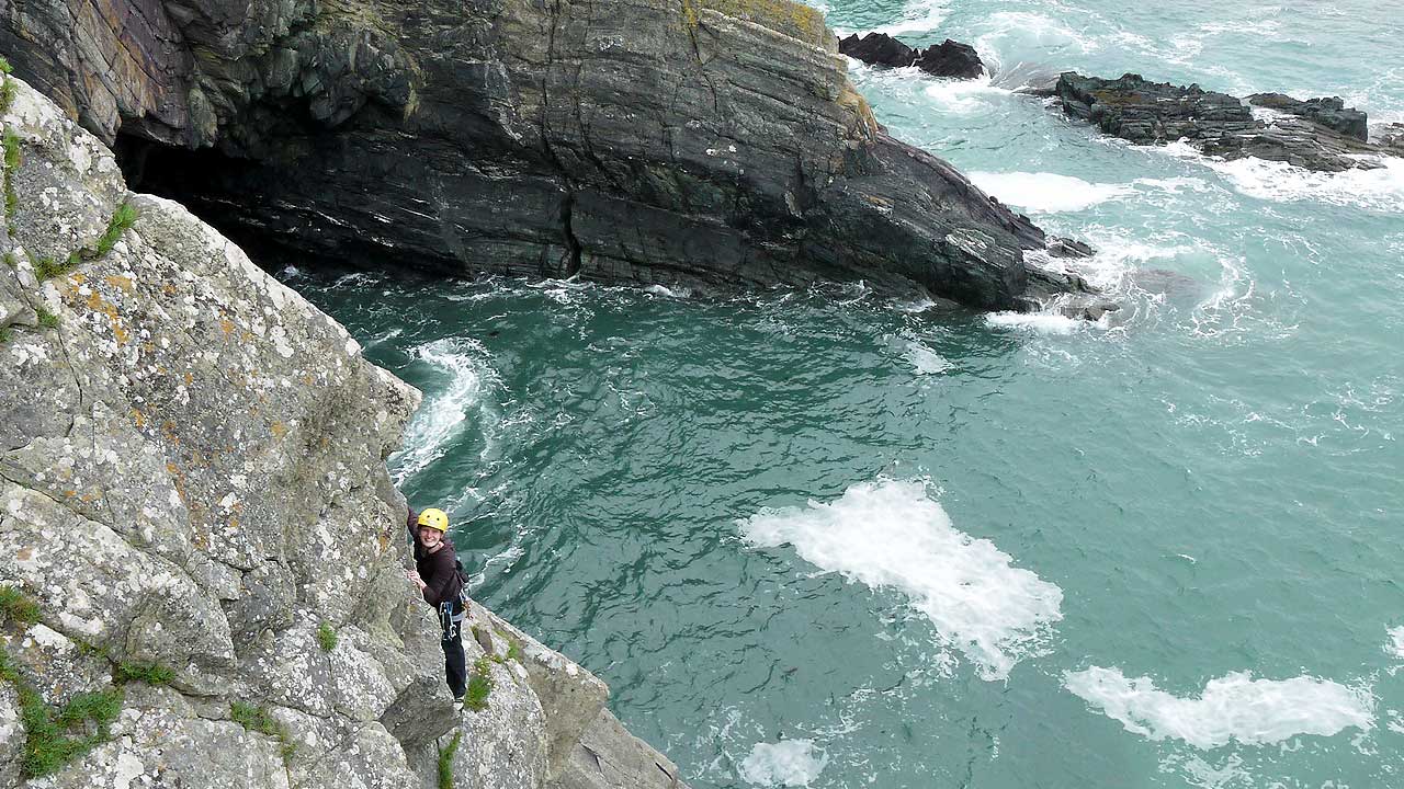 rock climbing holiday pembroke wales