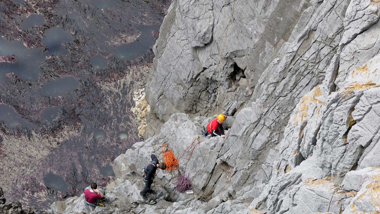 rock climbing holiday pembroke wales