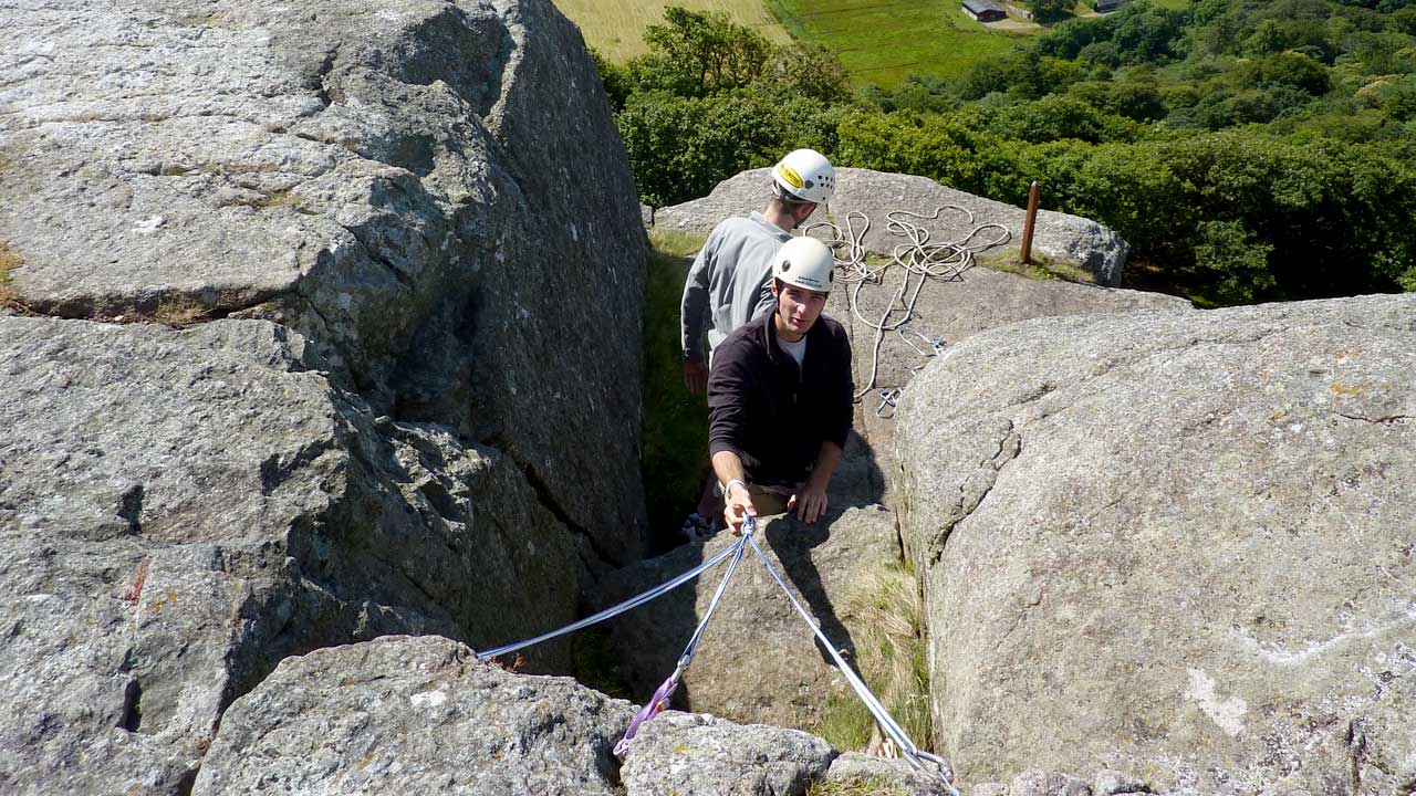 rock climbing instructor training course