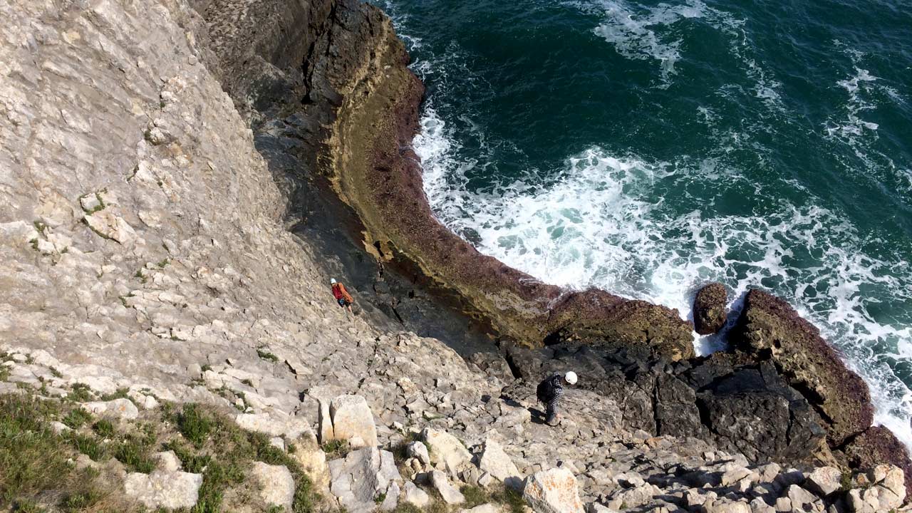 rock climbing holiday swanage