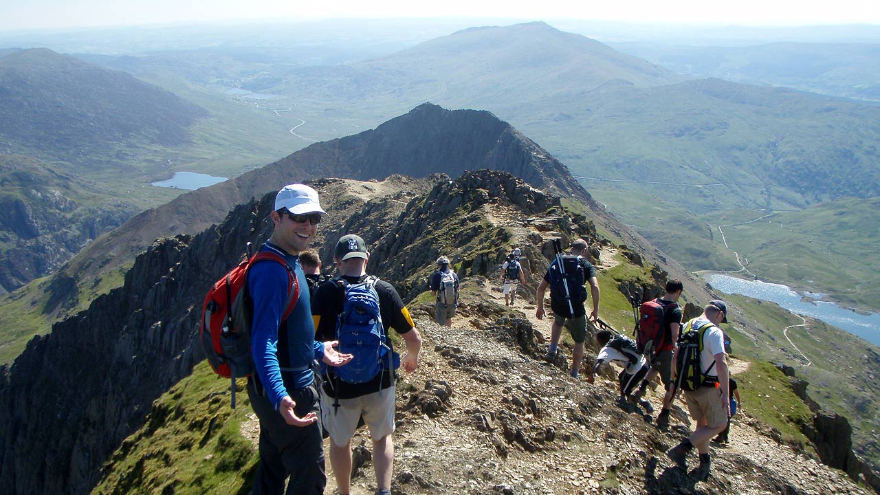 team building mountain scrambling days