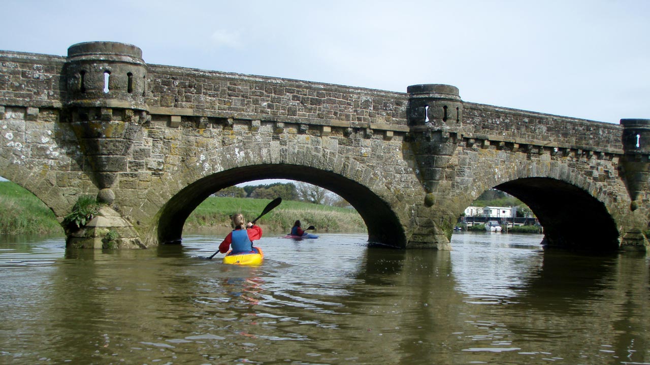 kayaking river arun middle sussex