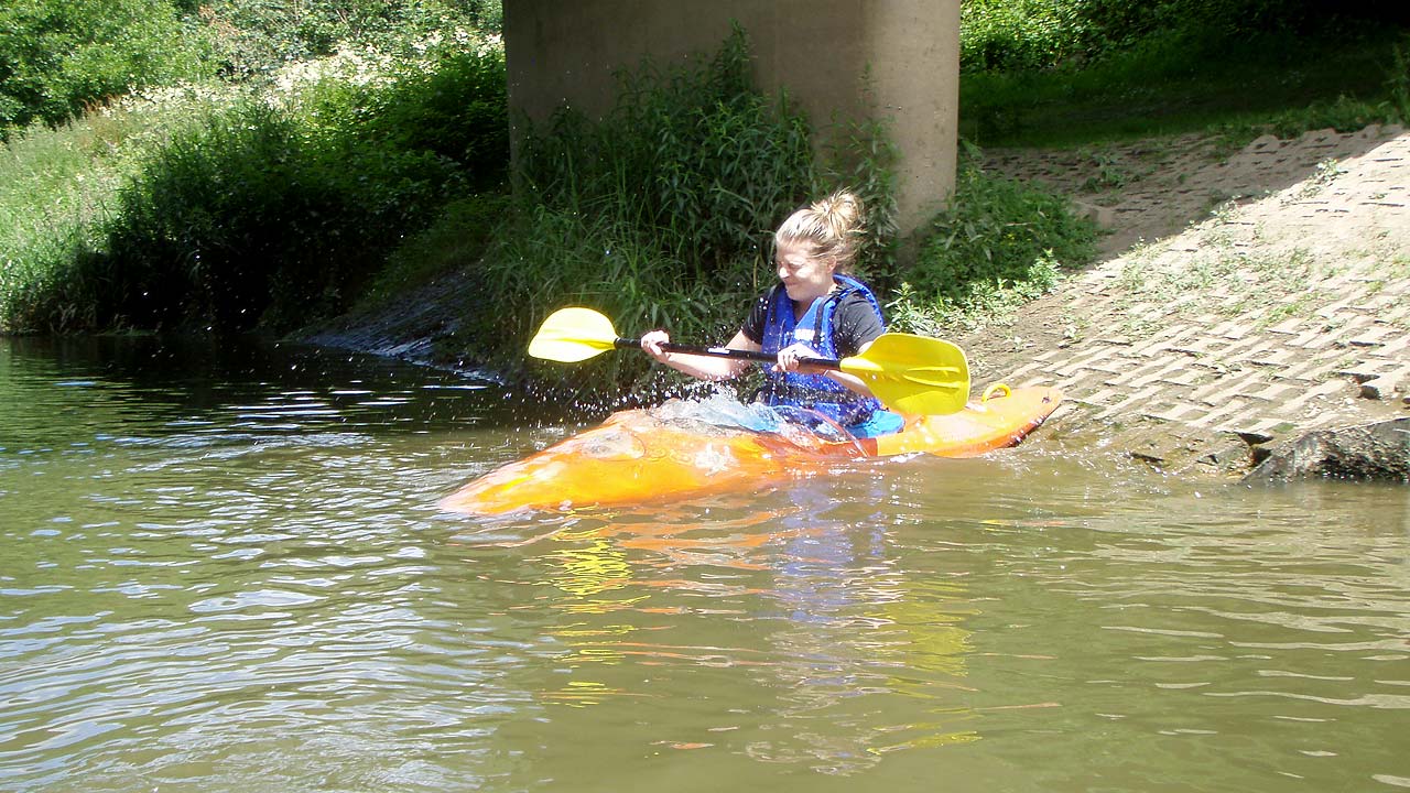 kayaking river arun upper sussex