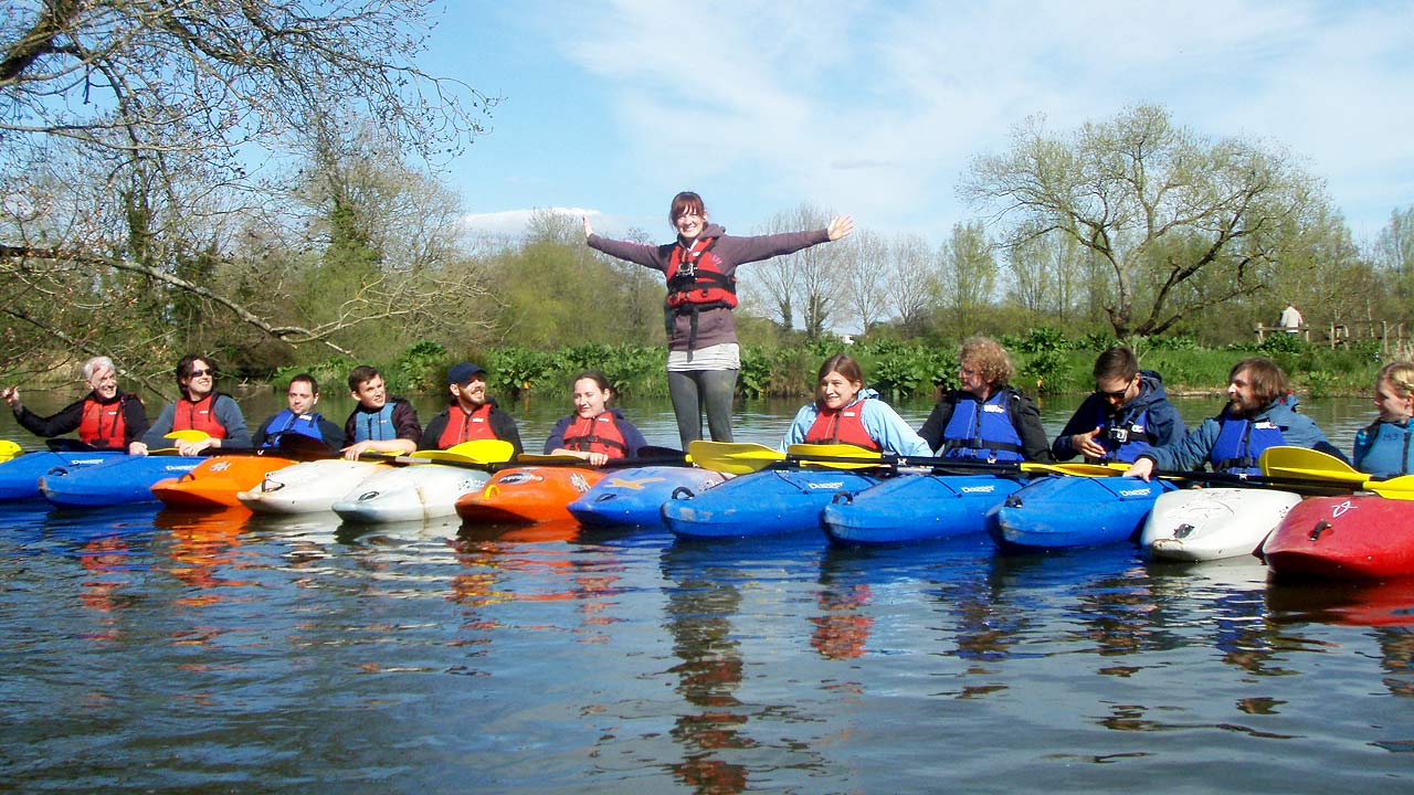 corporate kayaking team building sussex kent