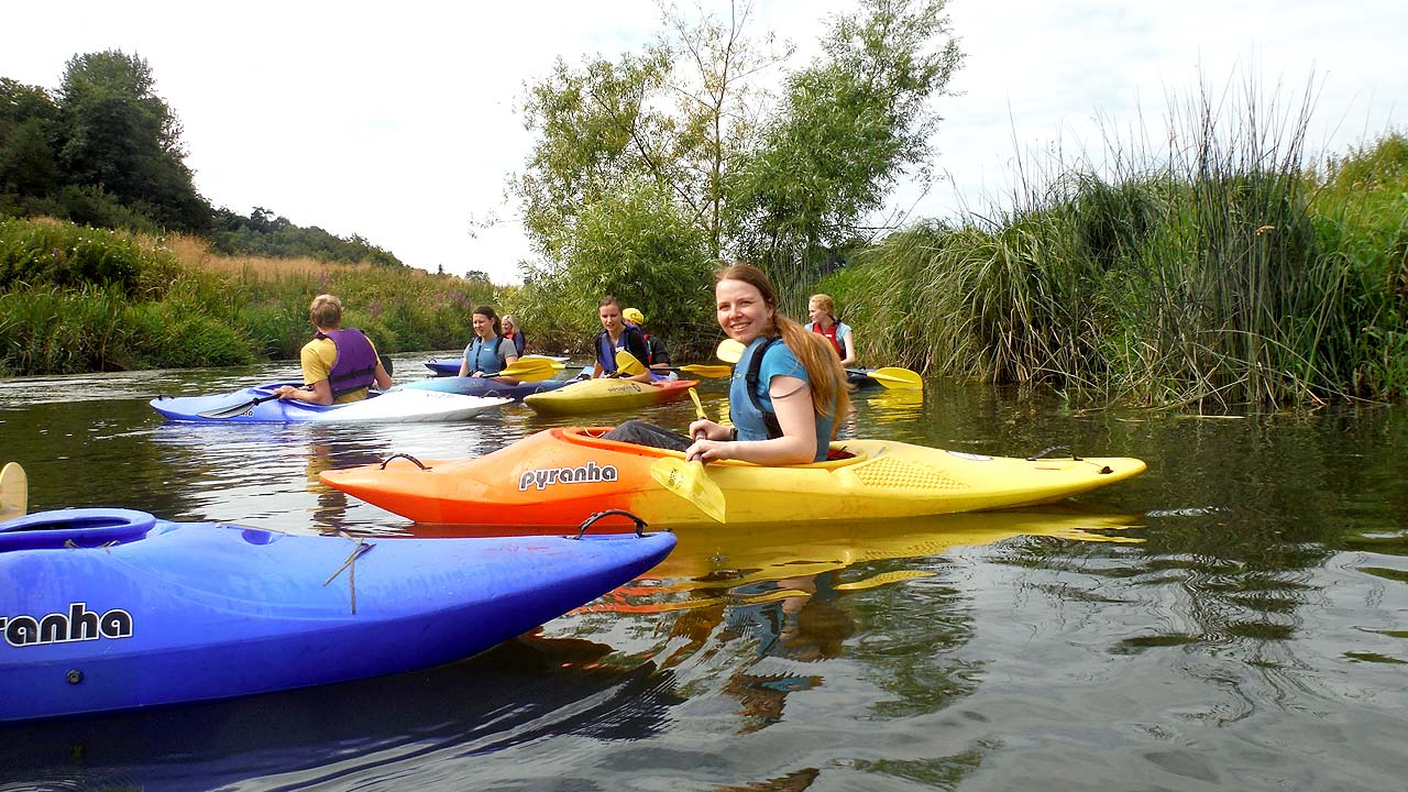 corporate kayaking team building sussex kent