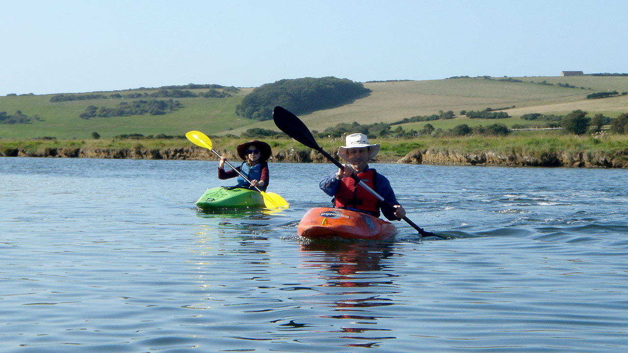 kayaking river cuckmere sussex