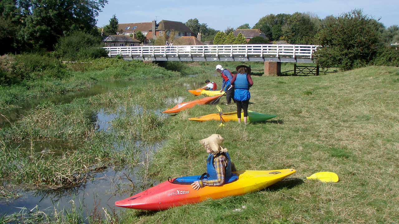 kayaking river cuckmere sussex