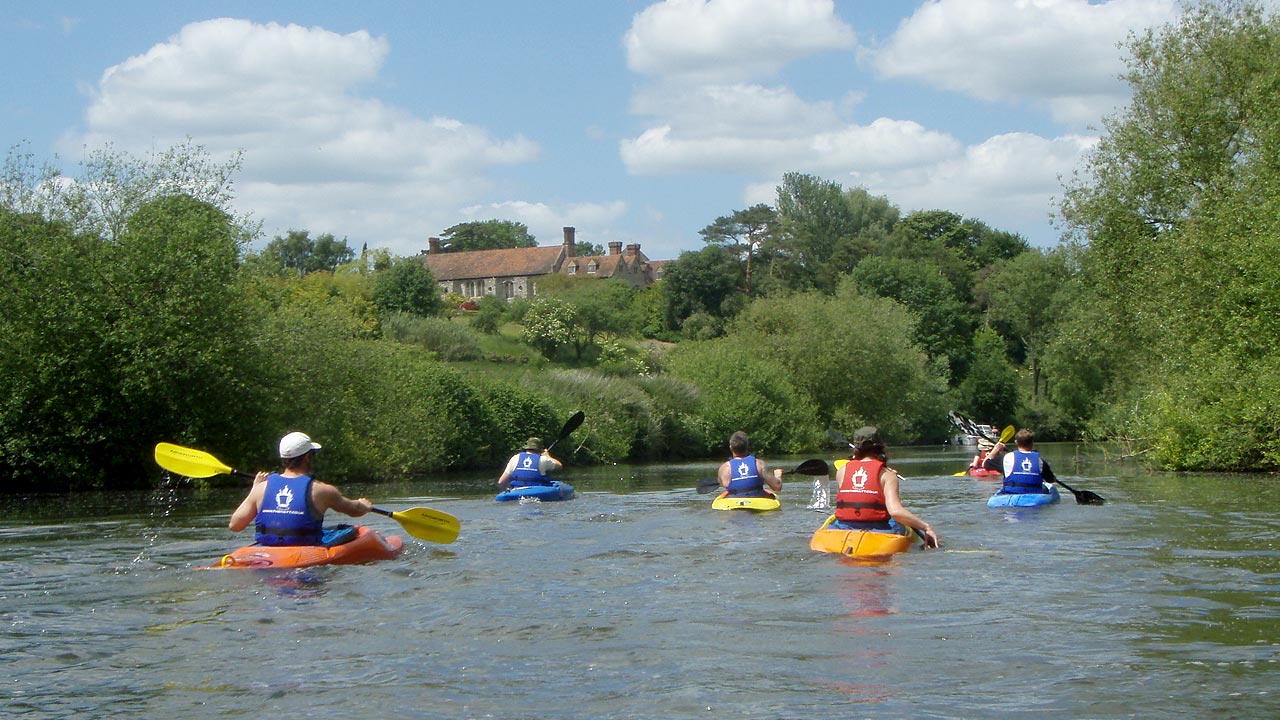 kayaking river medway camping kent