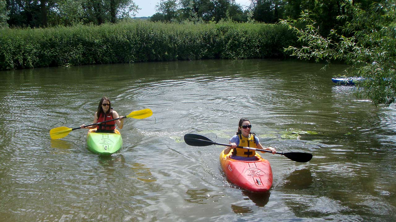 kayaking river medway camping kent