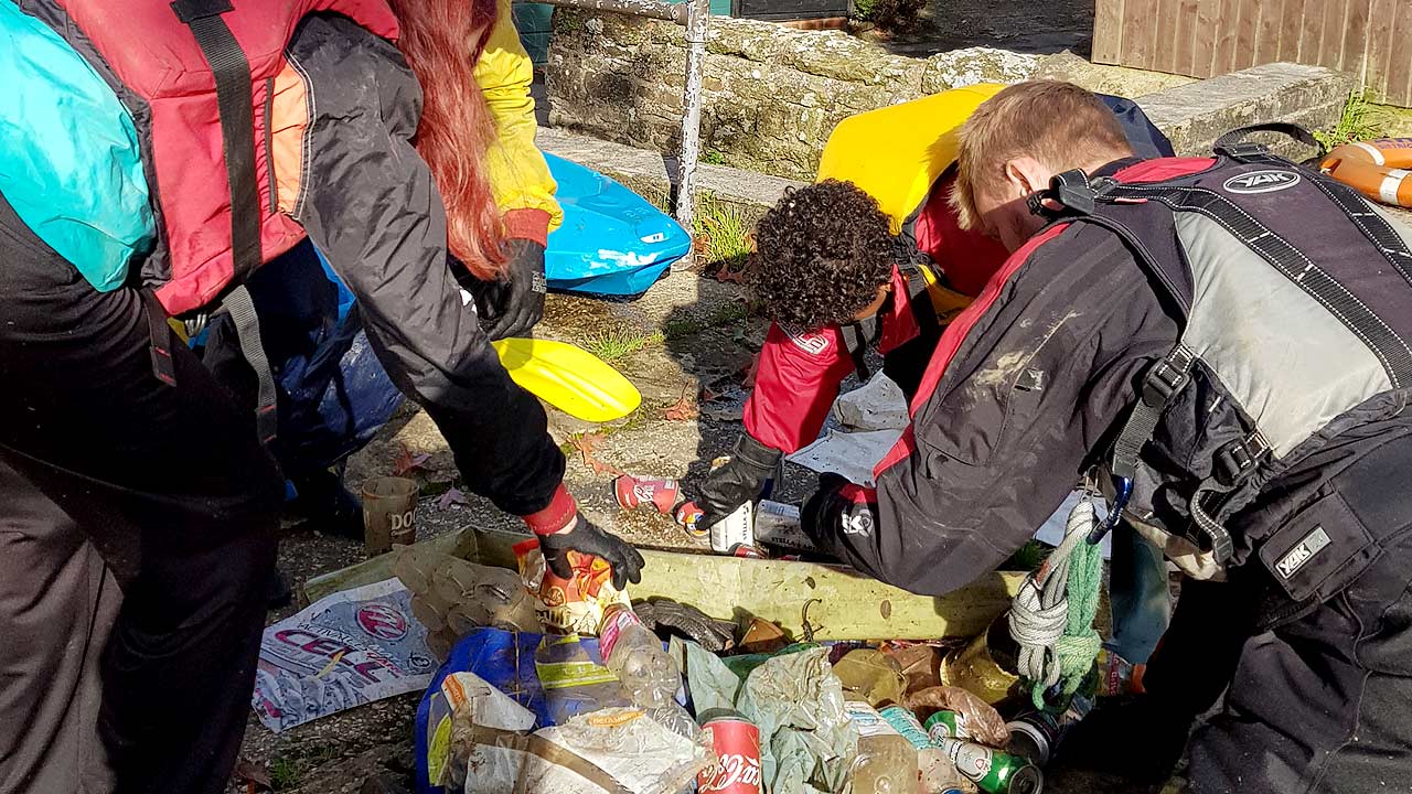 river clean up british canoeing surfers against sewage