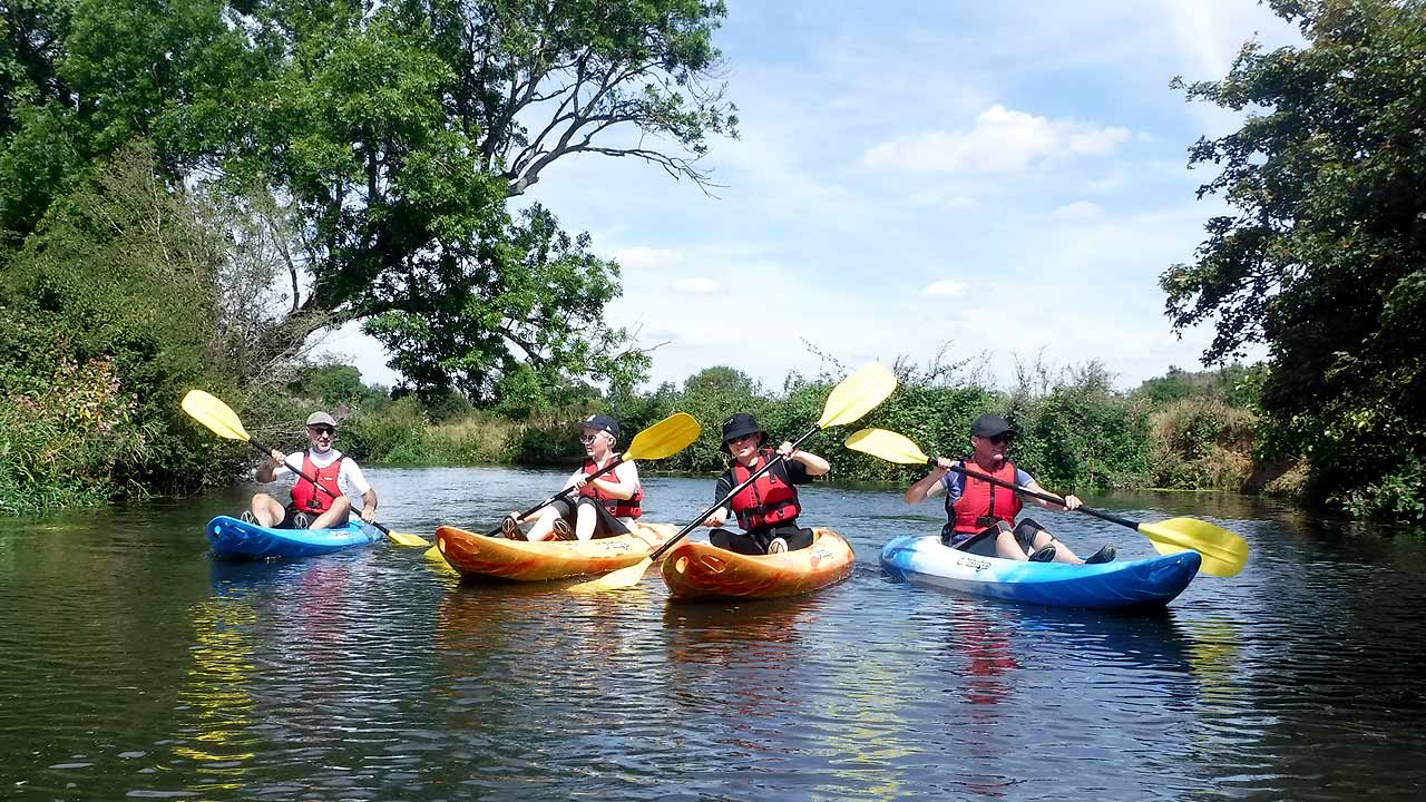 kayaking river ouse upper sussex