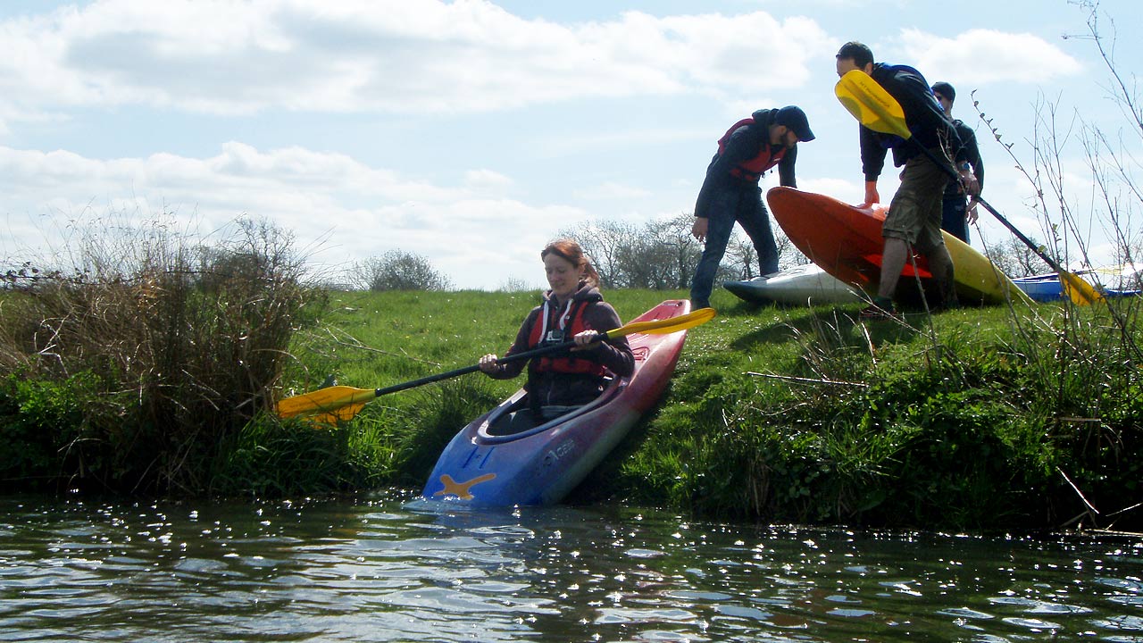 kayaking river ouse upper sussex