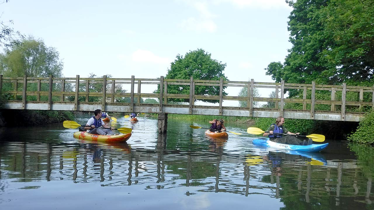 kayaking river ouse upper sussex