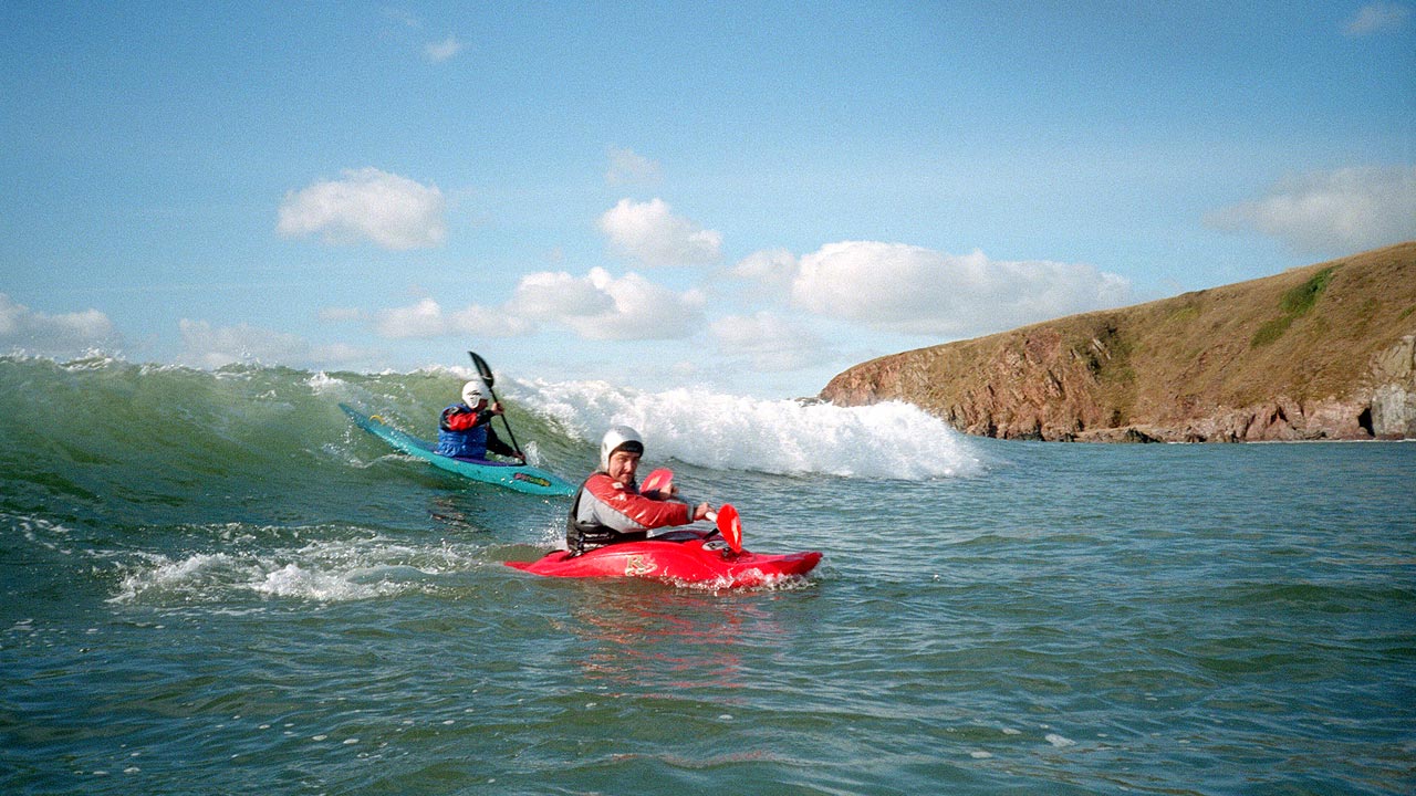 surf kayak training course